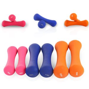 Buy cheap Aerobic Bone Shaped Neoprene Dumbbells Cast Iron For Women from wholesalers