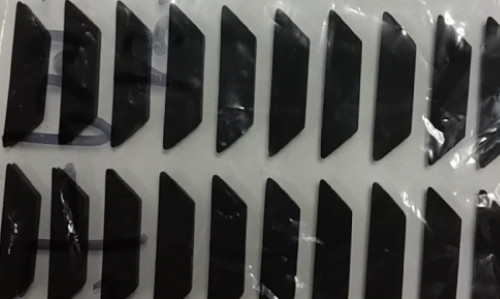 Quality Adhesive Heat Resistant Silicone Pad ASTM D1894 Anti Slip 75 Degrees Hardness for sale