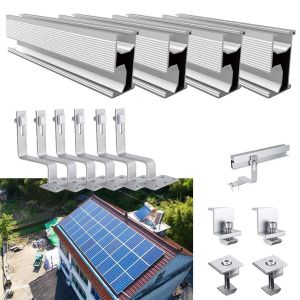 Buy cheap Aluminum Solar Metal Tin Roof Mounting System For Rail L Feet Clamp Grounding Clip Grounding Lug from wholesalers
