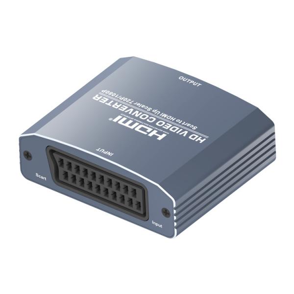 Quality Aluminium Alloy 4K Scart To HDMI Converter for sale