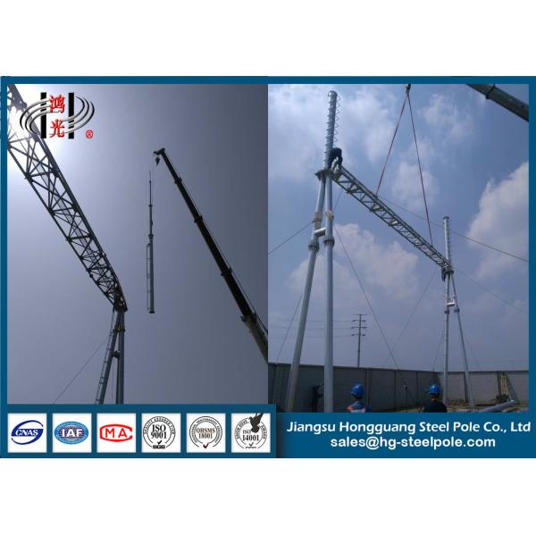 Buy cheap ISO9001 550KV Substation Steel Structures Yield Strength 235MPA Transmission Structure from wholesalers