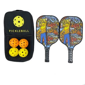 Buy cheap Gym Pickleball Racket EVA Carbon Custom Printed Pickleball Paddles from wholesalers