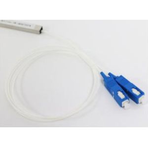 1*2 PLC Fiber Optic Splitter With SC Connector