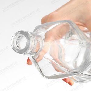 Buy cheap Hot Stamping Glass Surface Handling Custom Tequila Wine Glass Bottle Customization from wholesalers