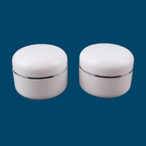 Buy cheap Double Layer Cosmetic Containers Plastic White Frosted Eco Friendly Used In Business from wholesalers