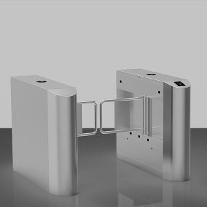 Anti Trailing Office Building DC24V 304 Stainless Steel Turnstile