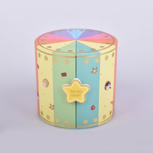 Buy cheap Double opening cylindrical drawer gift box, gold stamping jewelry circular box, cylindrical paper tube customization from wholesalers