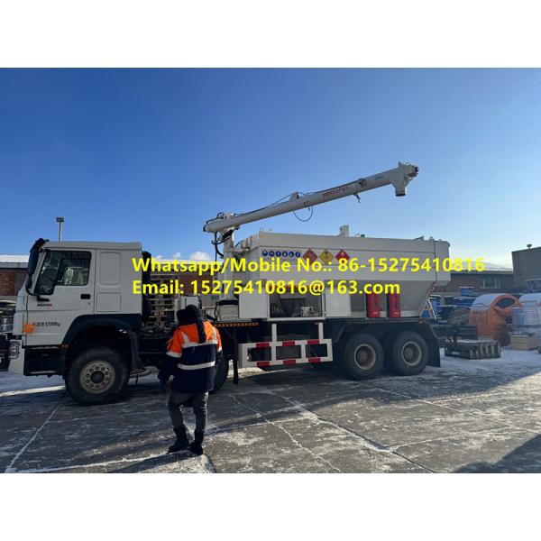 Quality Эрдэнэт Тавантолгой HOWO 15/20/25T BCLH-15 On-site mixed granular ammonium explosive ANFO Truck emulsion mobile explosive Manufacturing Unit Монголын уул уурхайн тэсэлгээний MEMU MMU BCLH/BCZH/BCRH for sale