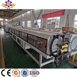 55kw Cable Conduit PE Pipe Extrusion Line Guillotine Cutter Pipe Cutting Machine