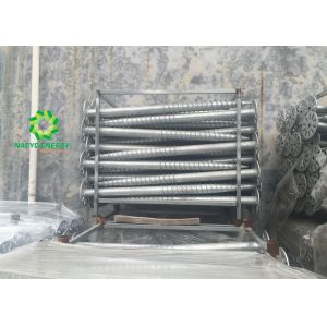 220mm Flange Q235 Steel Ground Screw Piles For Solar Mounting System