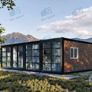 Buy cheap Boxspace Office Grid Container Homes 40ft Luxury House Prefab Modular House With Bathroom And Kitchen from wholesalers