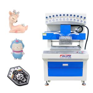 Buy cheap Fulund 12 color PVC silicone automatic high precision dispensing drop plastic machine 12-color dotting machine from wholesalers