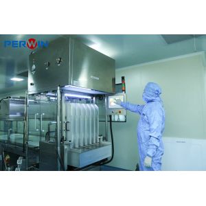 Buy cheap Compressed air 0.4-0.8Mpa Petri Dish Filling Machine for 150mm Plates with SS304 Frame from wholesalers
