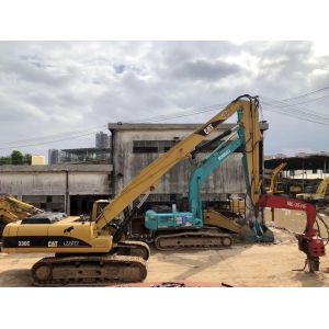 Buy cheap Second Hand Hydraulic Excavator CAT 330C With Vibropile Hammer from wholesalers