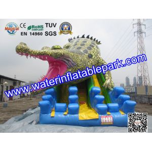 Buy cheap Commercial Crocodile Inflatable Slide , Inflatable Water Slide For Rental from wholesalers