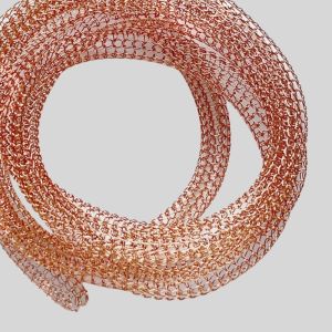 Buy cheap Pure Copper Knitted Wire Mesh Snail Fence 6cm 10cm 13cm 15cm Width from wholesalers
