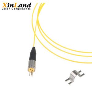 Buy cheap 405nm 50mW UV 10um Single Mode Fiber Coupled Laser Diode Coaxial Package from wholesalers