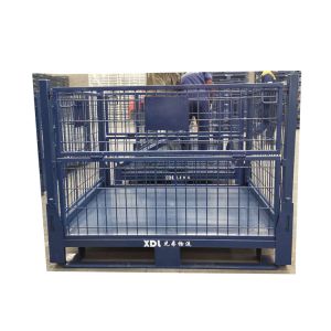 Buy cheap Foldable Stillage Pallet Cage Depth 800mm With Padlock Locking System from wholesalers