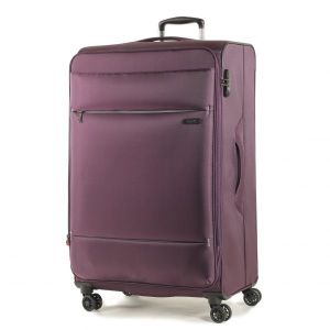 Buy cheap 1280D Fabric Polyester Purple ODM Luggage Soft Suitcases from wholesalers