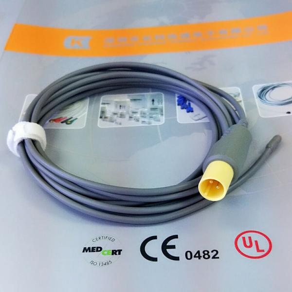 Quality Mindray Reusable Adult Medical Rectal Tempreture Probe,2pin plug for sale