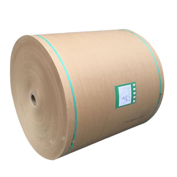 Buy cheap Recycled Wrapping Brown Kraft Paper Jumbo Roll 100% Virgin Wood Pulp from wholesalers