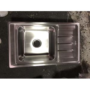 Buy cheap Kitchen Sink With Drainboard Square Drain Hole from wholesalers