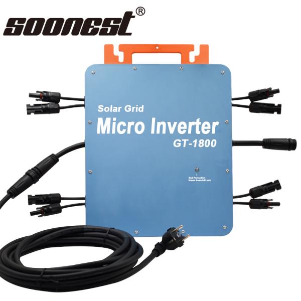 Quality Smart Soonest Micro Inverter Schema Electric Collegamenti Micro Inverter Ac Connection Cable 2000W Micro Solar Inverter for sale