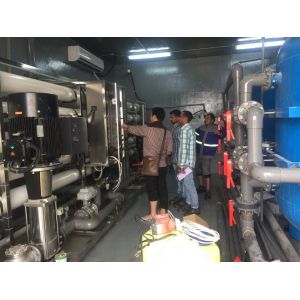 Buy cheap TSS TDS Purification Salinity RO Desalination Plant FRP 50 Tons Per Hour For Clean Drinking Water from wholesalers