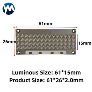 180W quartz UVA Led Light Module led chip 365nm UV Led Module 395nm