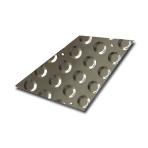 China 2b Finish Stainless Steel Checker Sheet With Flat Round Projections on sale