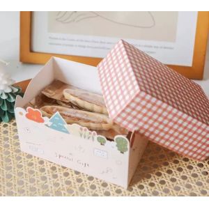 Buy cheap Wholesale Custom White Cardboard Creative Baking Dessert Cake Paper Box Color Box from wholesalers