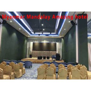 Buy cheap Acoustic Folding Partition Wall with 6061-T6 Aluminum Frame and Q235 Steel Core for Spaces Up to 6M Height from wholesalers