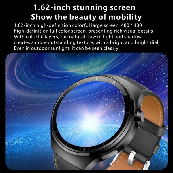 S20 Max Business Men Smart Watch 1.62-inch Screen Waterproof Wireless Charging BT Call