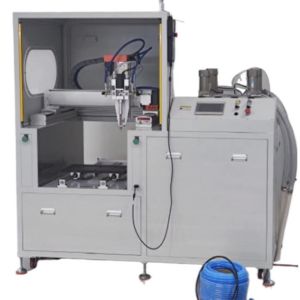 Buy cheap Automatic Ratio Adjustable 2 AB Part Component Epoxy Gluing Machine with Low Noise Level from wholesalers