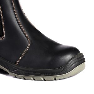 Buy cheap Technique Injection Contruction Safety Boots Comfortable EVA Insole Transfer Coating Leather Upper Material from wholesalers