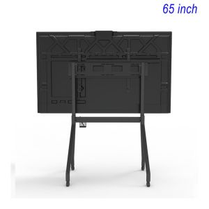 Classroom 65 Inch Interactive LCD Touch Screen OEM 60Hz Lcd Teaching Board Dual