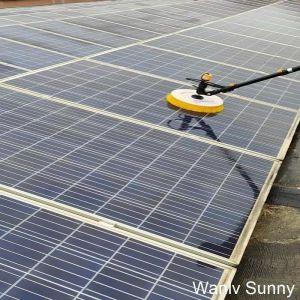 Extendable Handle Solar Panel Cleaning System with Quick and Thorough Cleaning