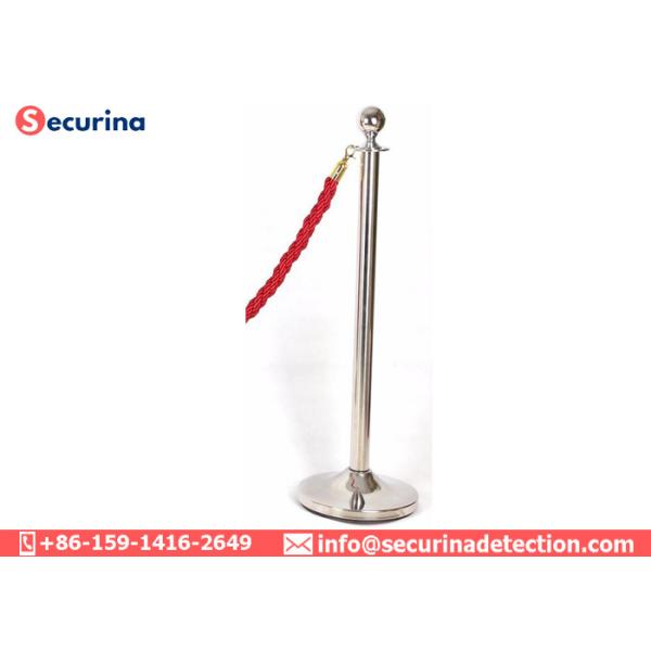 Stainless Steel Stanchion Security Bollards Crowd Control 910mm Height CE