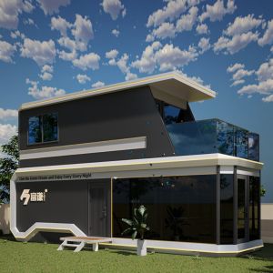 Buy cheap Apple Cabin Luxury Prefab Modern Design Tiny House Villa Container from wholesalers