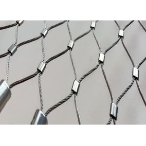 Buy cheap Decorative Architectual Facade Cladding Cable Rod Woven Mesh from wholesalers