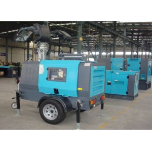 Buy cheap Manual start Mobile Light Tower with 4*1000W metal halide lamp Kubota engine generator from wholesalers