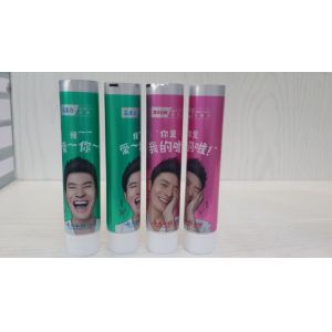 Empty Toothpaste Tubes Aluminium Barrier Plastic Packaging 250 / 1280g Metal