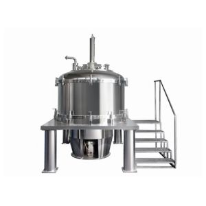 Buy cheap Solid Liquid Sanitary Perforated Basket Centrifuge platform structure from wholesalers