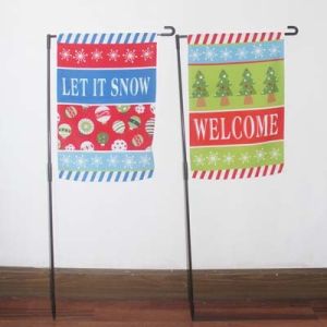 Buy cheap Christmas Yard Flag Let it snow and welcome product