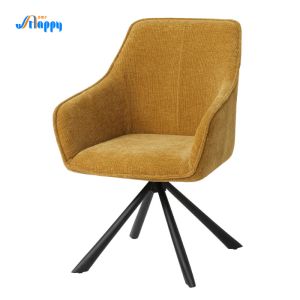 Buy cheap Upholstered Modern Swivel Dining Chairs Long Lasting With Low Back Dc-7536 product