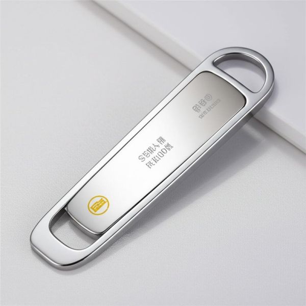 Zinc Alloy Metal Keychain Holder Customized Logo Stylish And Functional