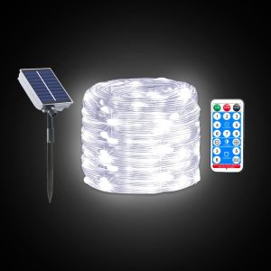 Buy cheap Waterproof Led Solar String Light Leather Wire Outdoor Solar Fairy Lights from wholesalers