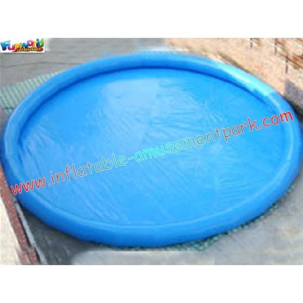 Quality 9M diameter Round shape Blue Swimming Inflatable Water Pools with thick "O" anchor point for sale
