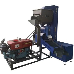 yifeng AGRO 900KG Rice Mill Machine With Auto Loading Lifter Water Cooled 22HP