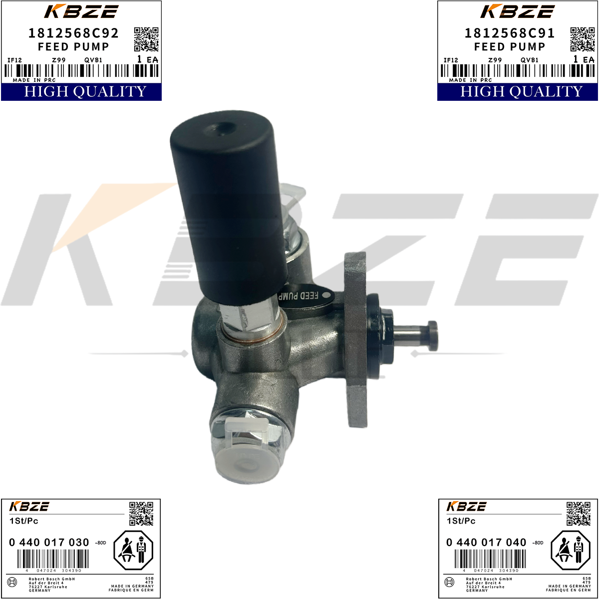 KBZE 0440017030 0440017040 NAVISTAR DT466E DT530E ENGINE 1812568C91 1812568C92